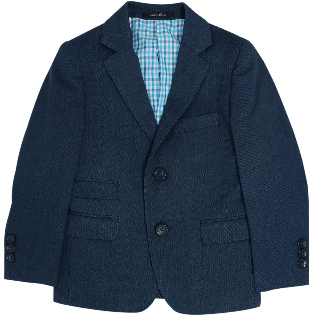 T.O. Collection Boys Blue Birdseye Suit Separates - 1433-23 T.O. Collection Boys Blue Birdseye Suit Separates - 1433-23
