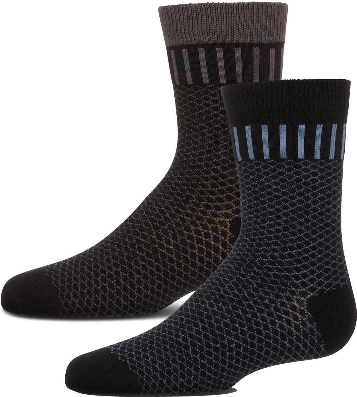 Memoi Boys Geometry Dress Socks - MK-195 Memoi Boys Geometry Dress Socks - MK-195