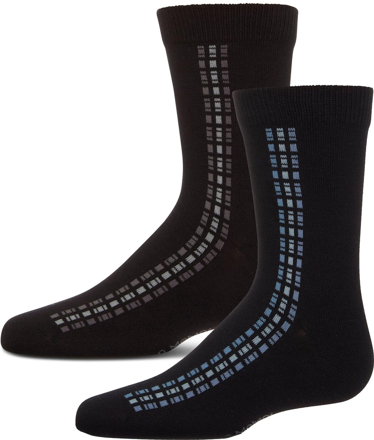 Memoi Boys Vertical Dashed Line Dress Socks - MK-196 Memoi Boys Vertical Dashed Line Dress Socks - MK-196