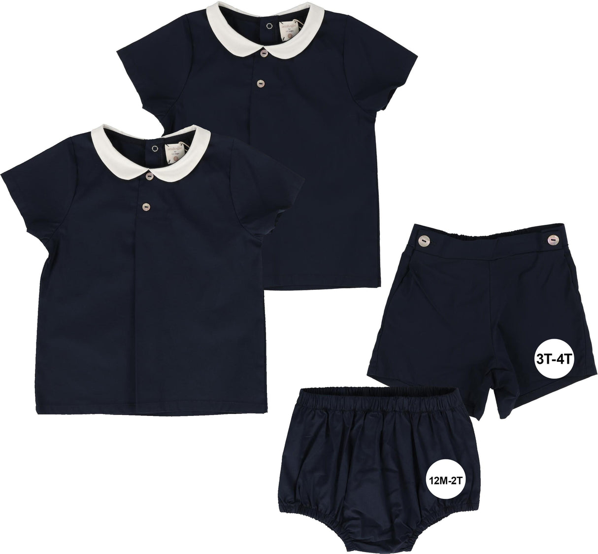 Analogie by Lil Legs Popelin Collection Baby Toddler Boys Popelin Peter Pan Outfit - PPPST Analogie by Lil Legs Popelin Collection Baby Toddler Boys Popelin Peter Pan Outfit - PPPST