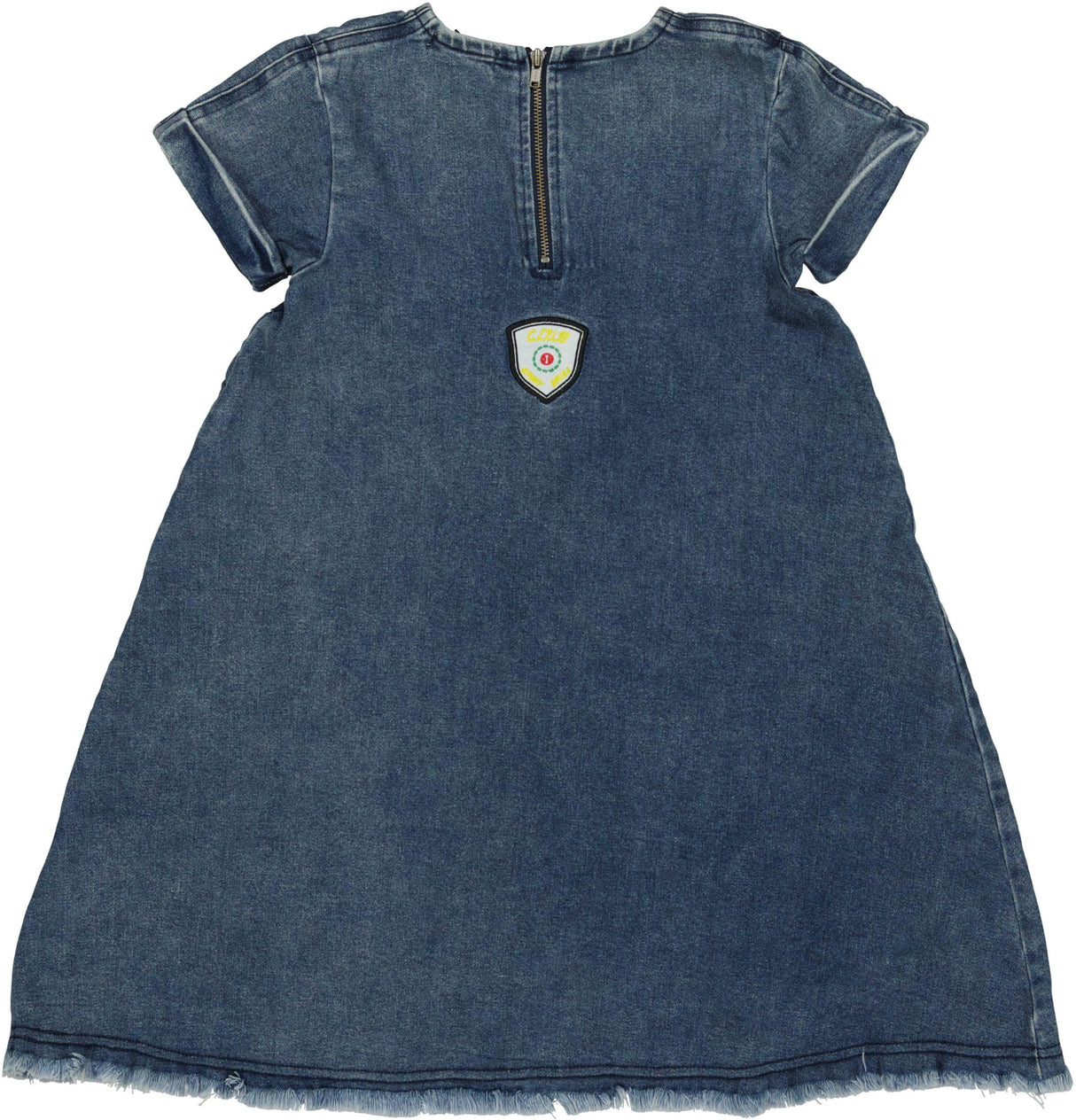 Crew Kids Girls Denim Stitch Dress - AL2942 Crew Kids Girls Denim Stitch Dress - AL2942