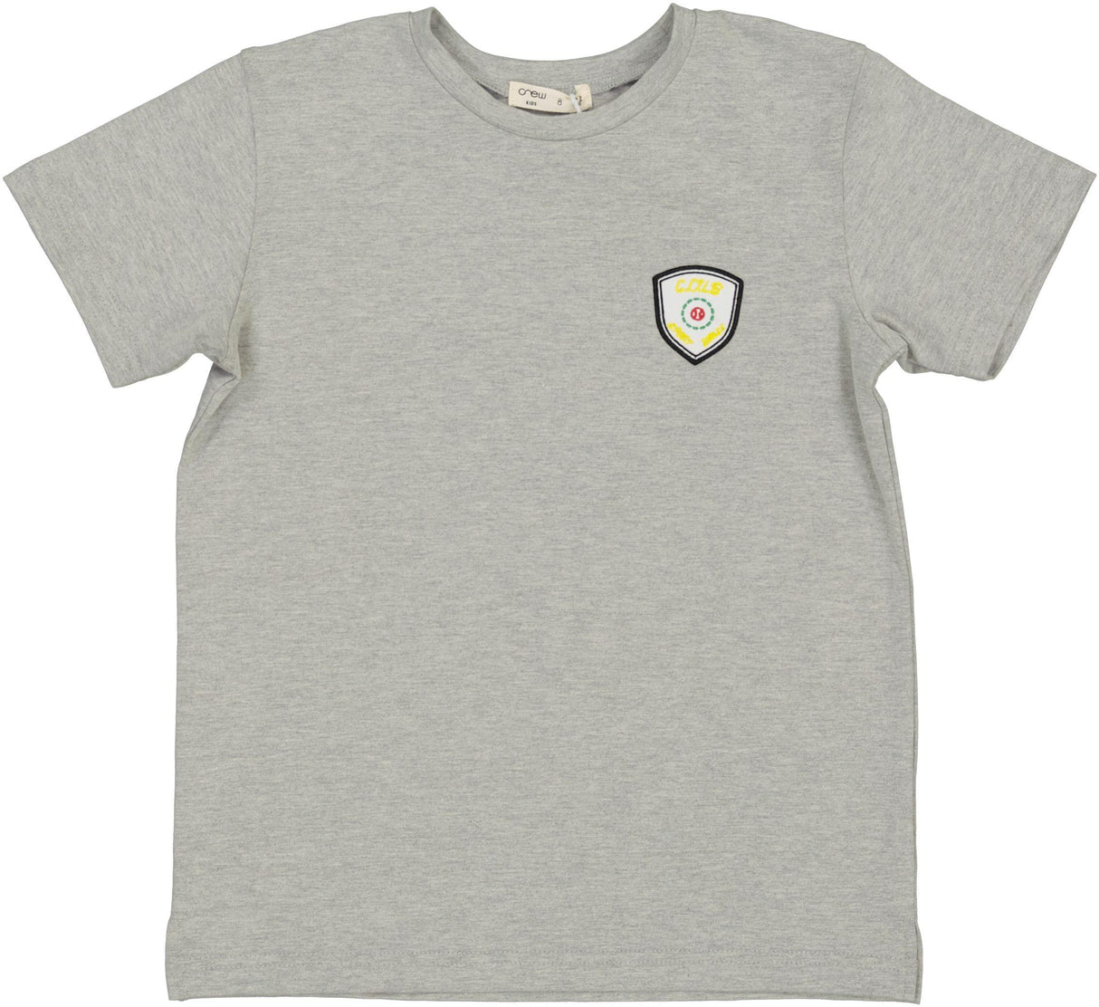 Crew Kids Boys Patch Short Sleeve T-shirt - AL2944 Crew Kids Boys Patch Short Sleeve T-shirt - AL2944