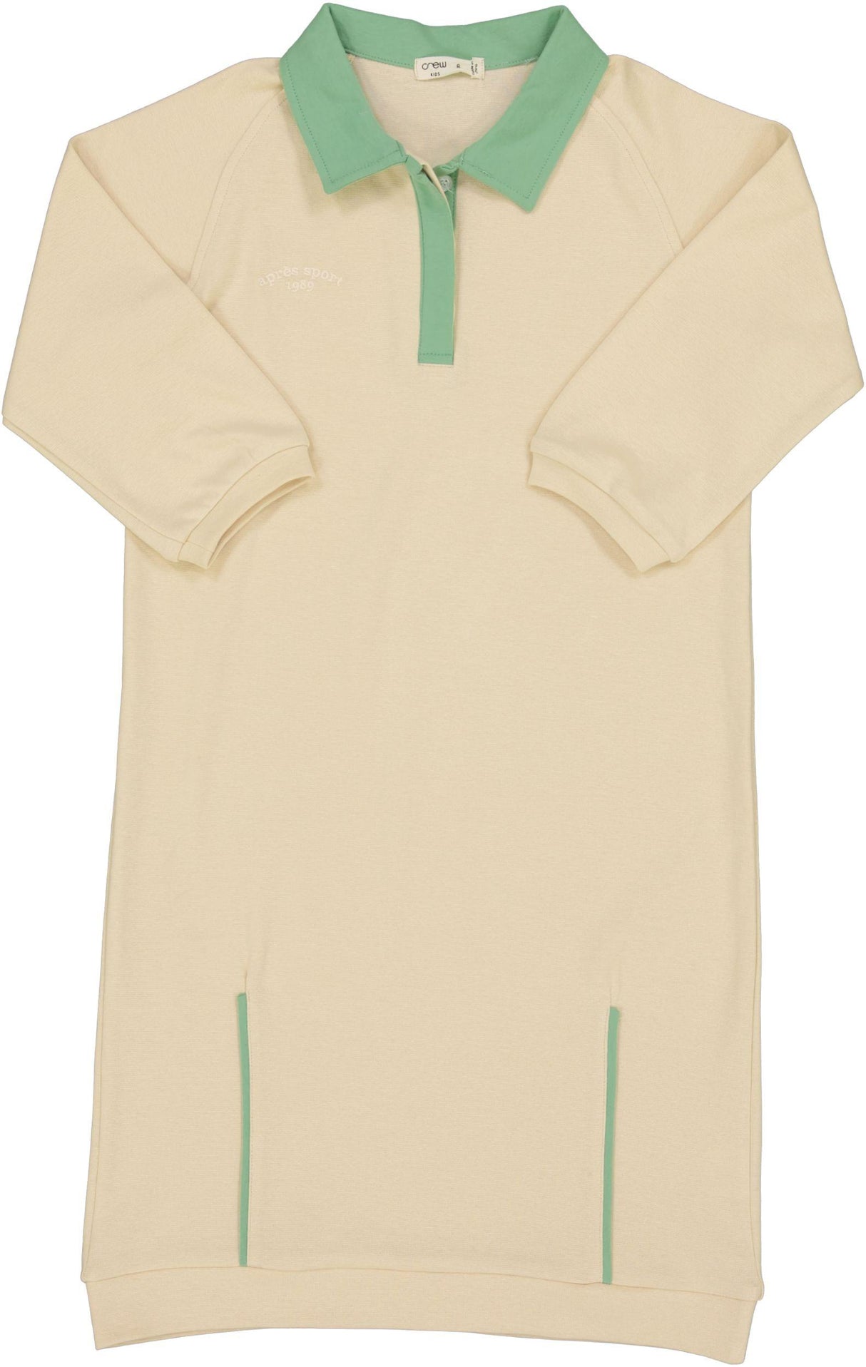 Crew Kids Girls Color Block Polo Dress - AL2963 Crew Kids Girls Color Block Polo Dress - AL2963