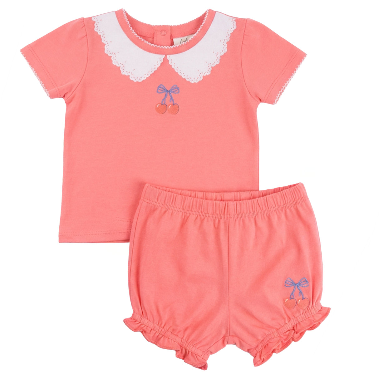 Lola Baby Girls Cherry Printed Outfit - SB6CP7329EG Lola Baby Girls Cherry Printed Outfit - SB6CP7329EG