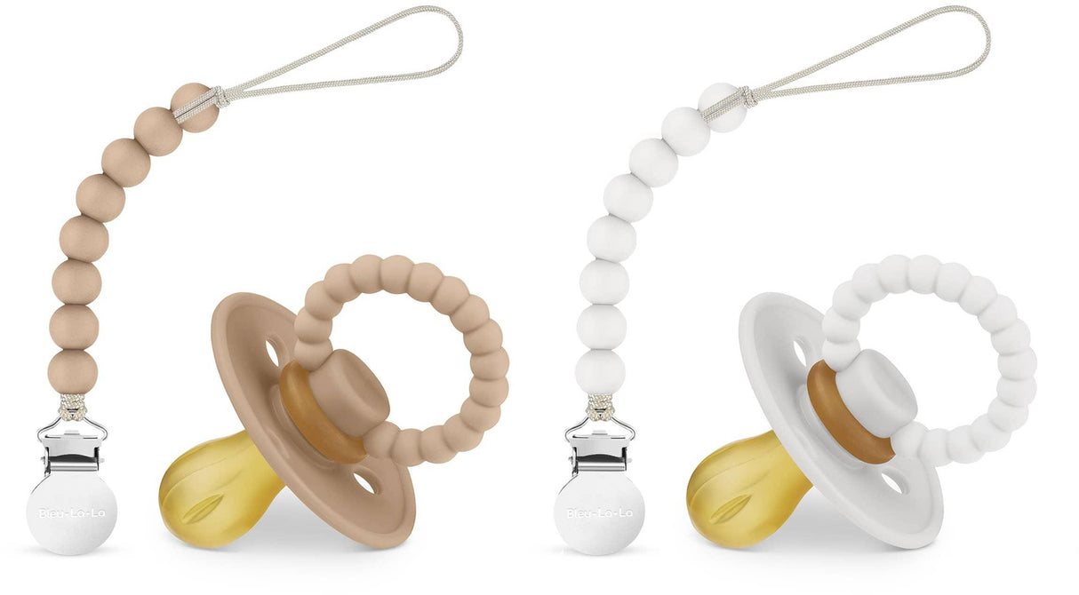 Bleu La La Luladream Pacifier & Clip Set - LLD Bleu La La Luladream Pacifier & Clip Set - LLD