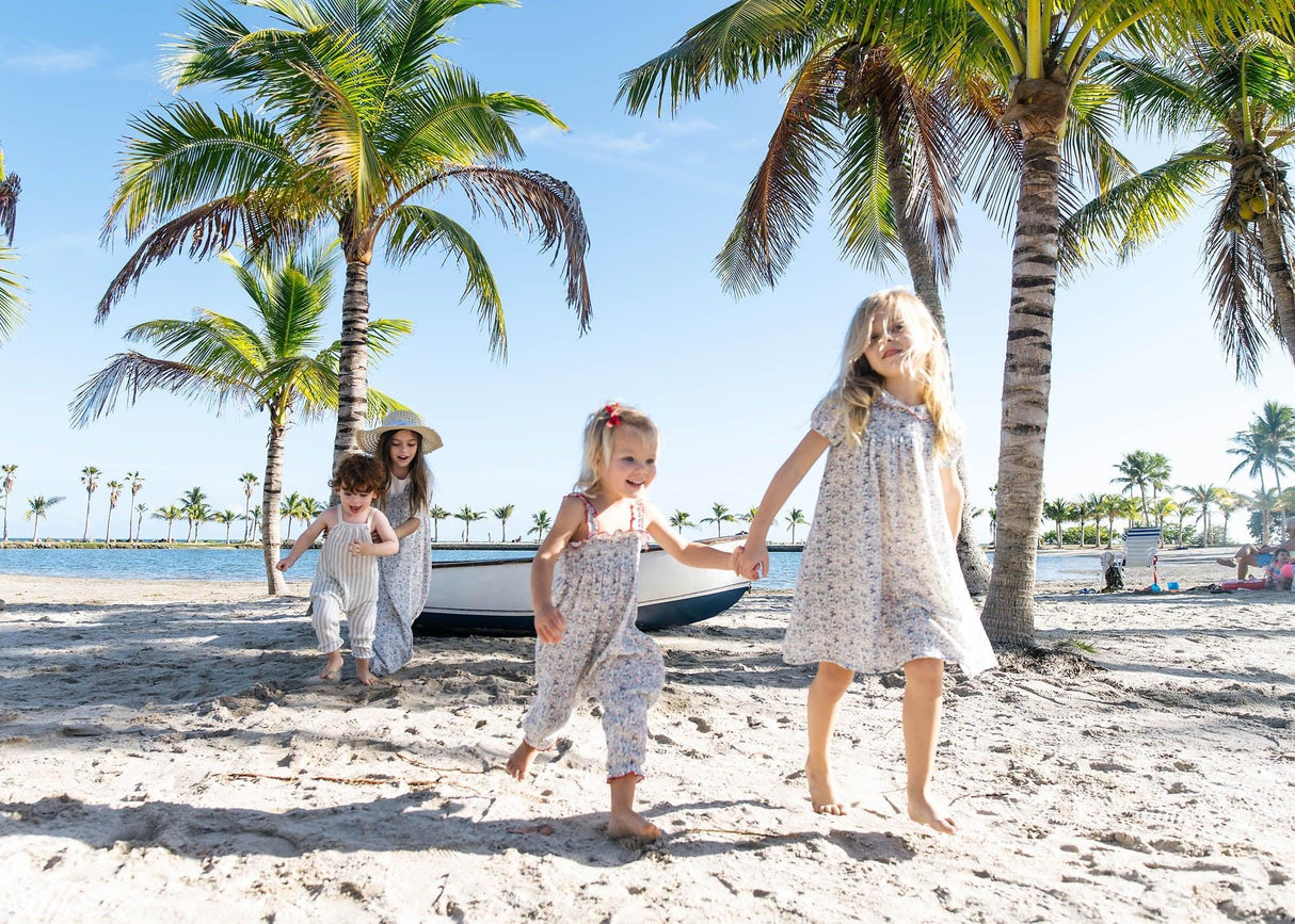 Lil Legs Loungewear Collection Girls Floral Short Sleeve Dress - FD Lil Legs Loungewear Collection Girls Floral Short Sleeve Dress - FD