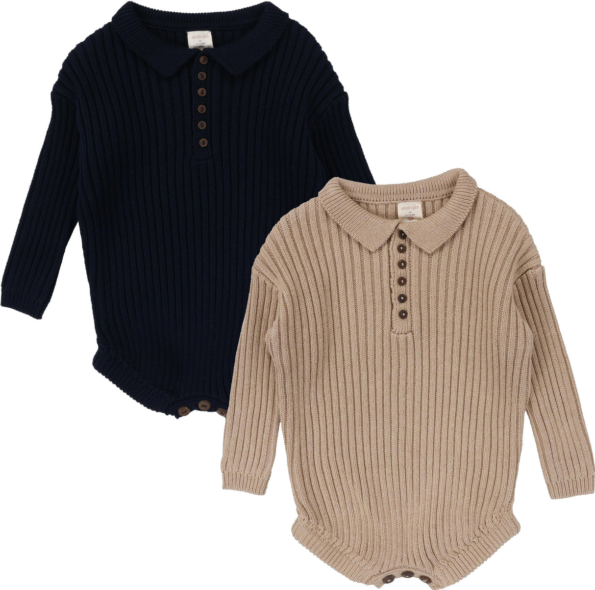 Analogie by Lil Legs Shabbos Collection Baby Toddler Boys Knit Romper Analogie by Lil Legs Shabbos Collection Baby Toddler Boys Knit Romper