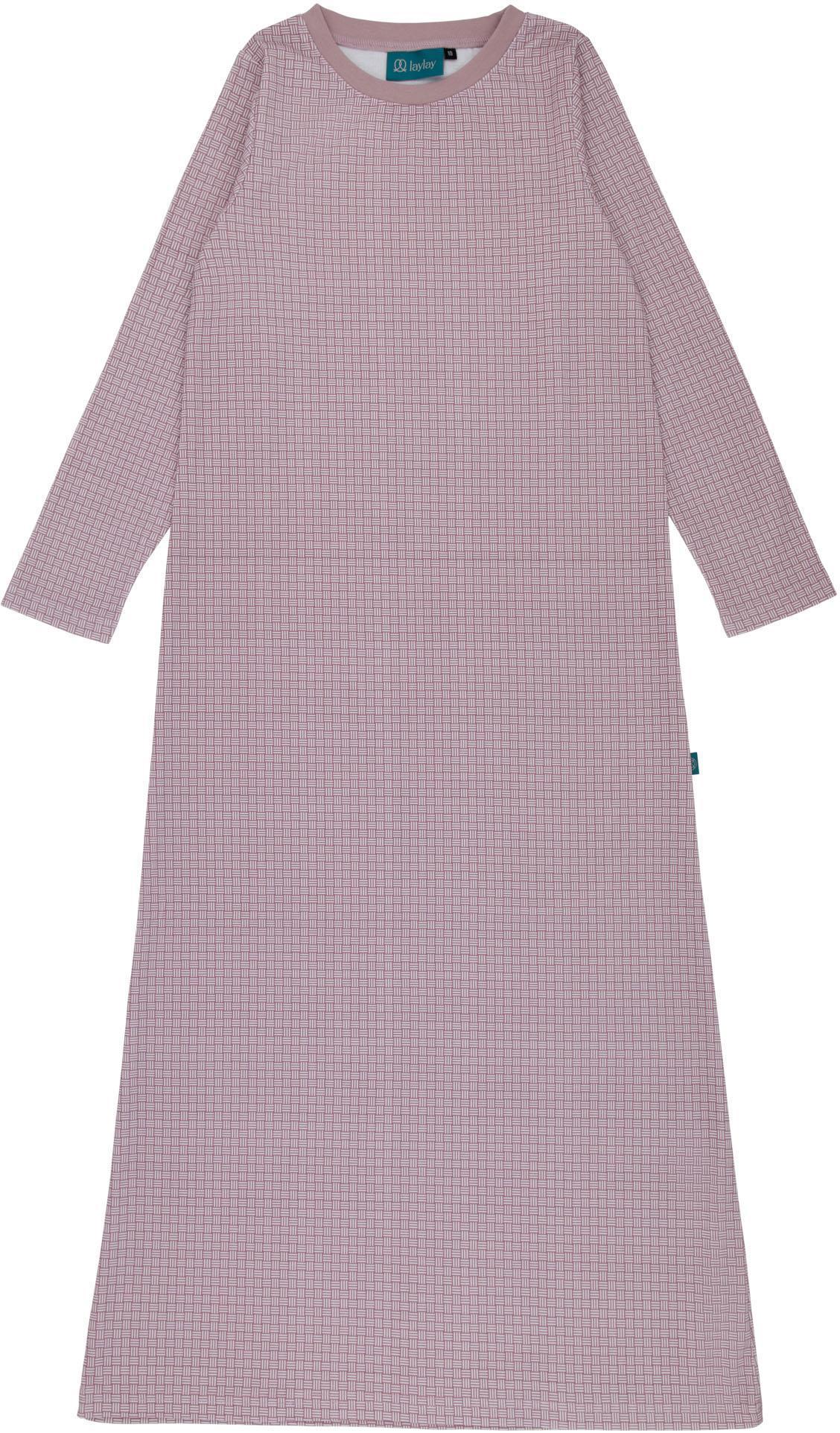 LayLay Girls Cotton Weave Print Nightgown - S26-152 LayLay Girls Cotton Weave Print Nightgown - S26-152