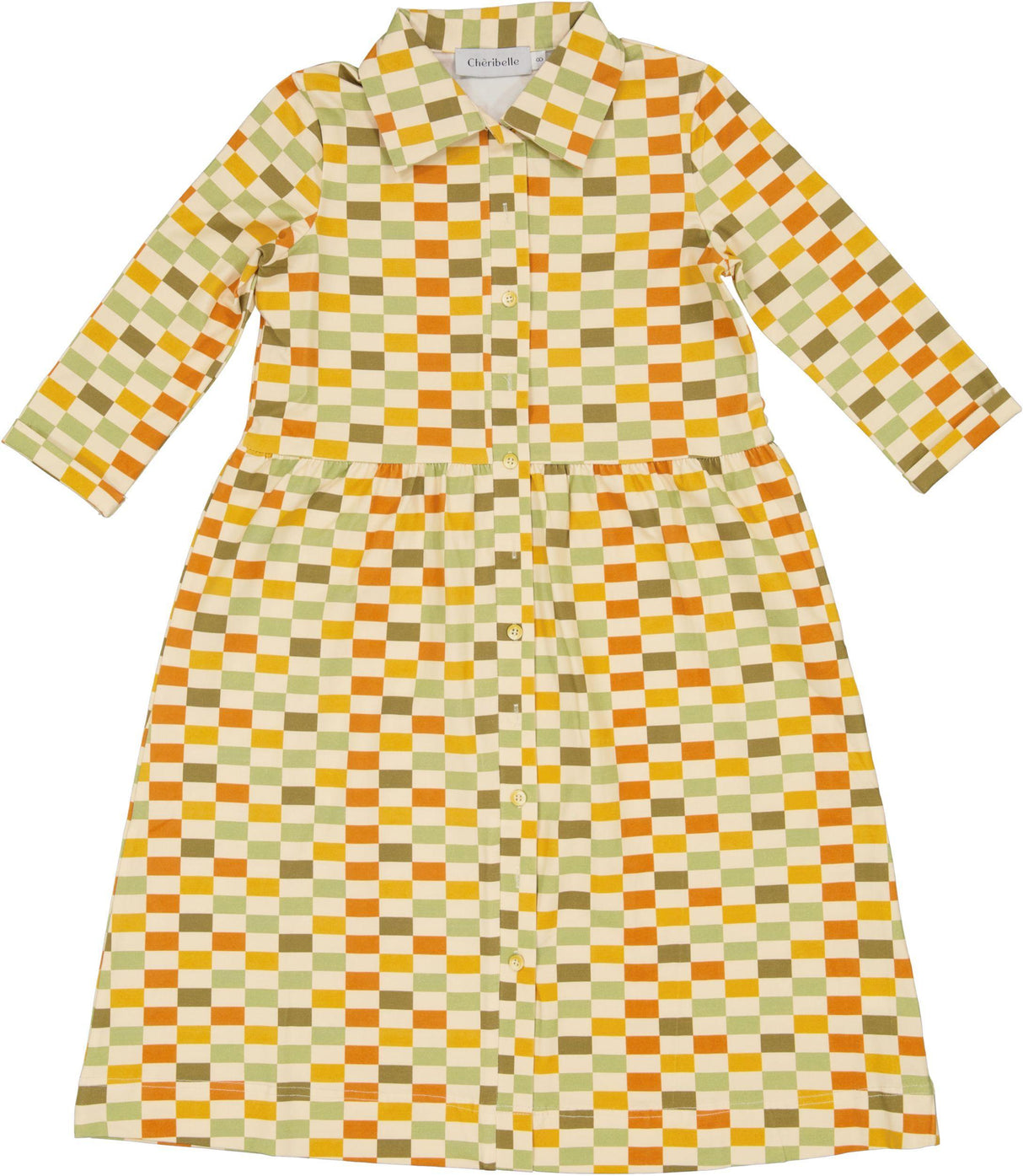 Cheribelle Girls Checkered Dress - 8403 Cheribelle Girls Checkered Dress - 8403