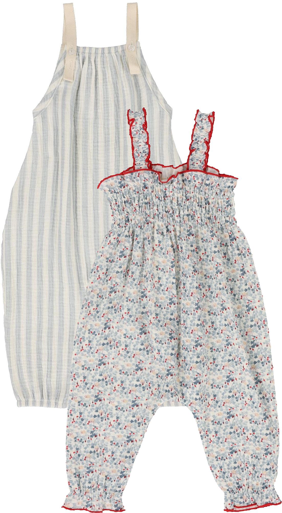 Lil Legs Loungewear Collection Baby Girls Floral Long Bubble Romper - LBR Lil Legs Loungewear Collection Baby Girls Floral Long Bubble Romper - LBR