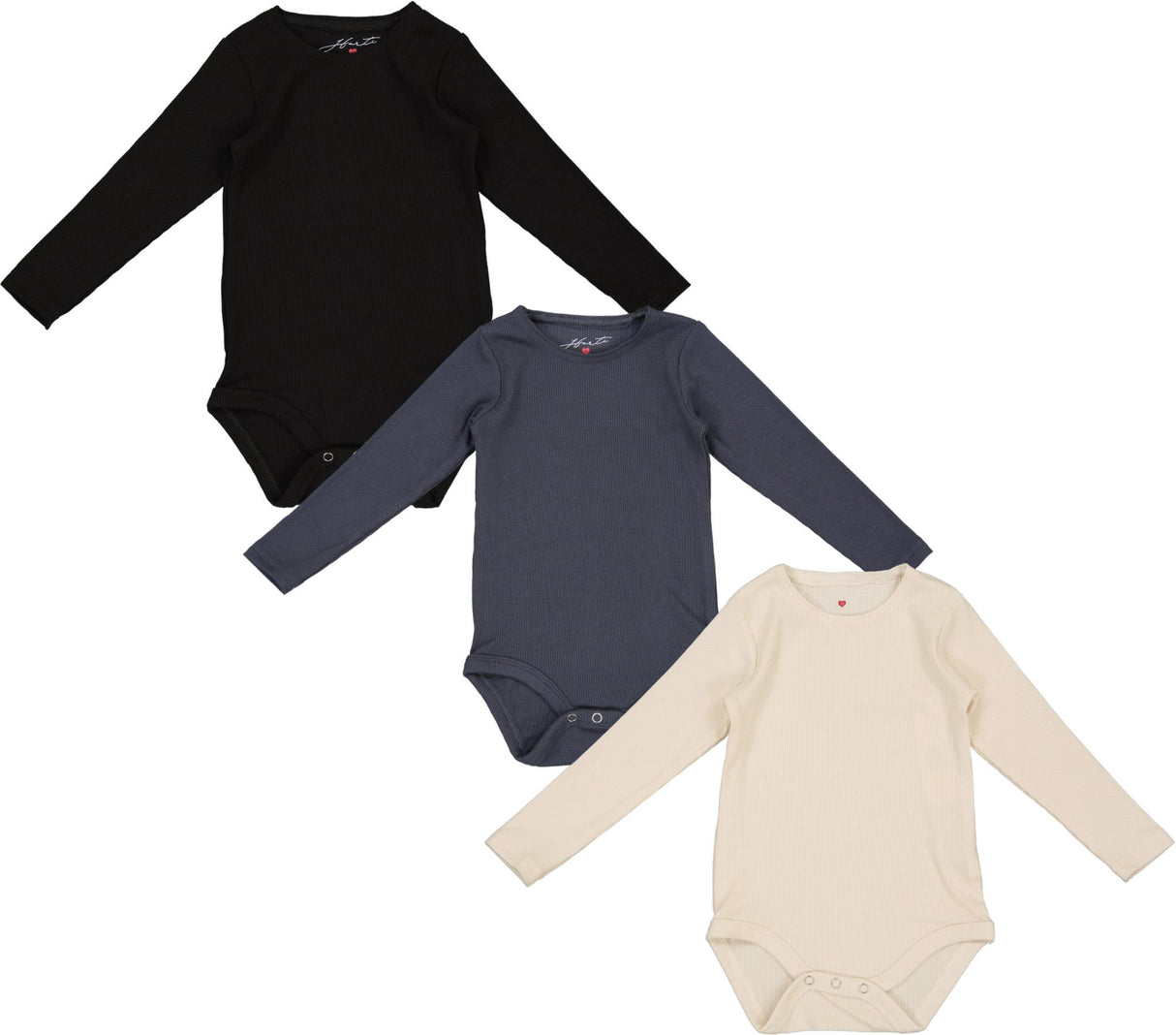 Harti Baby Boys Girls Long Sleeve Bodysuit - Ribbed Harti Baby Boys Girls Long Sleeve Bodysuit - Ribbed