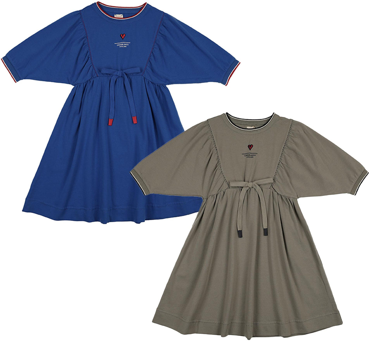 Analogie by Lil Legs Outerfield Collection Girls 3/4 Sleeve Dress - ODQ Analogie by Lil Legs Outerfield Collection Girls 3/4 Sleeve Dress - ODQ