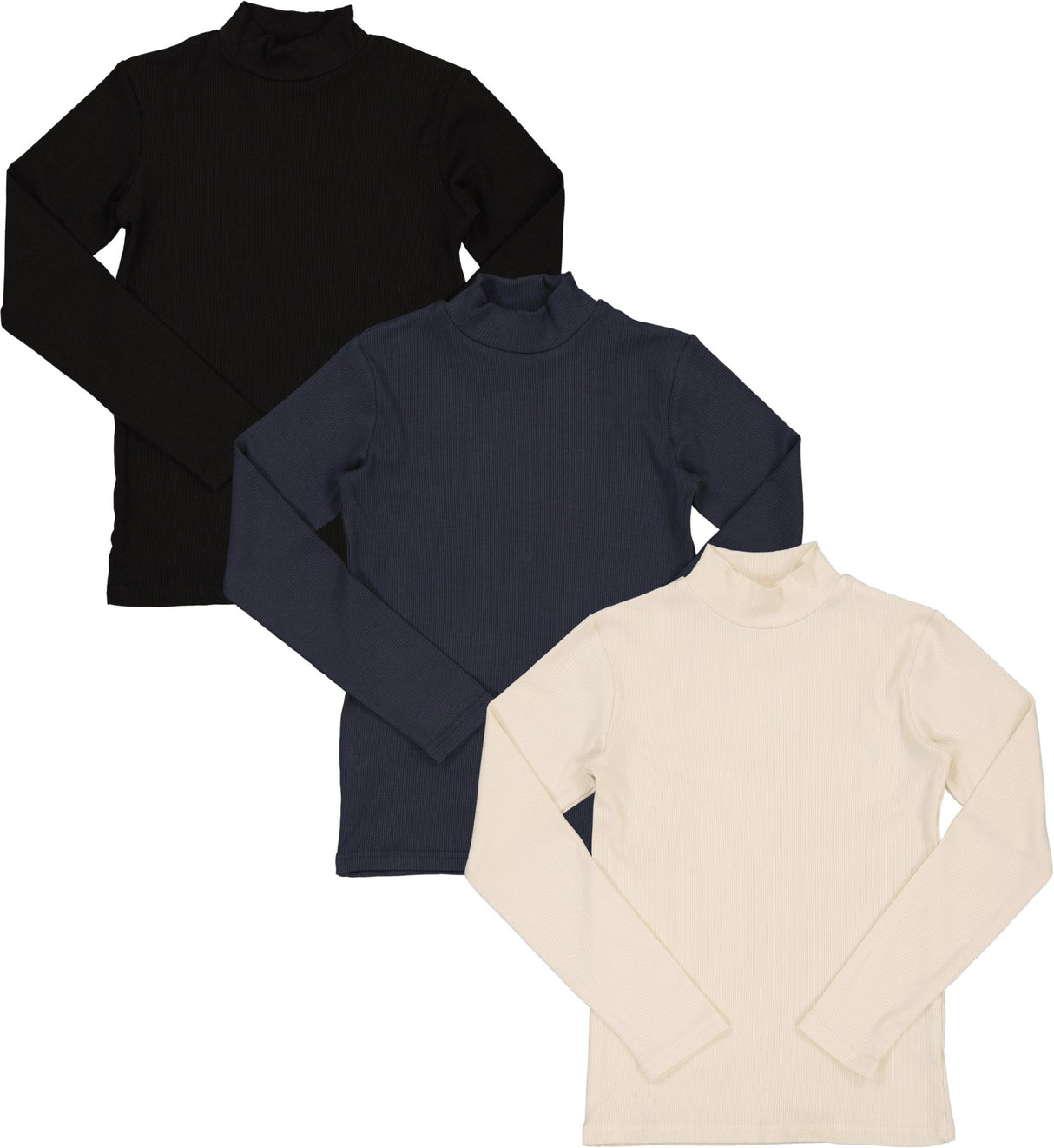 Harti Girls Mockneck Shell - Ribbed Harti Girls Mockneck Shell - Ribbed