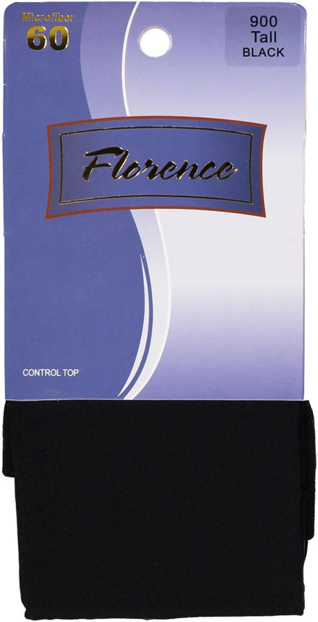 Florence Womens Microfiber 60 Control Top Tights - 900