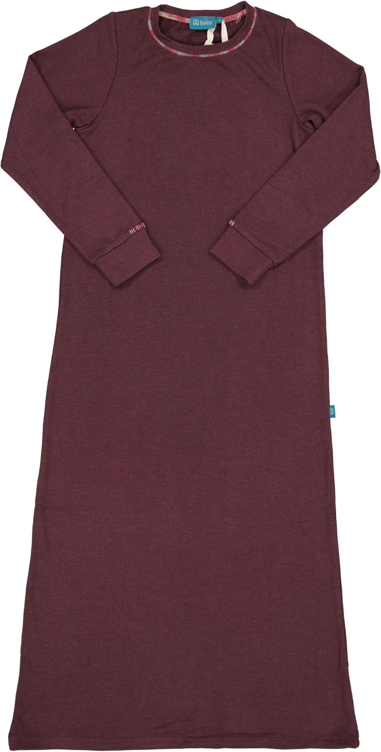 LayLay Girls Ombre Stitching Cotton Nightgown - W25-141RB LayLay Girls Ombre Stitching Cotton Nightgown - W25-141RB