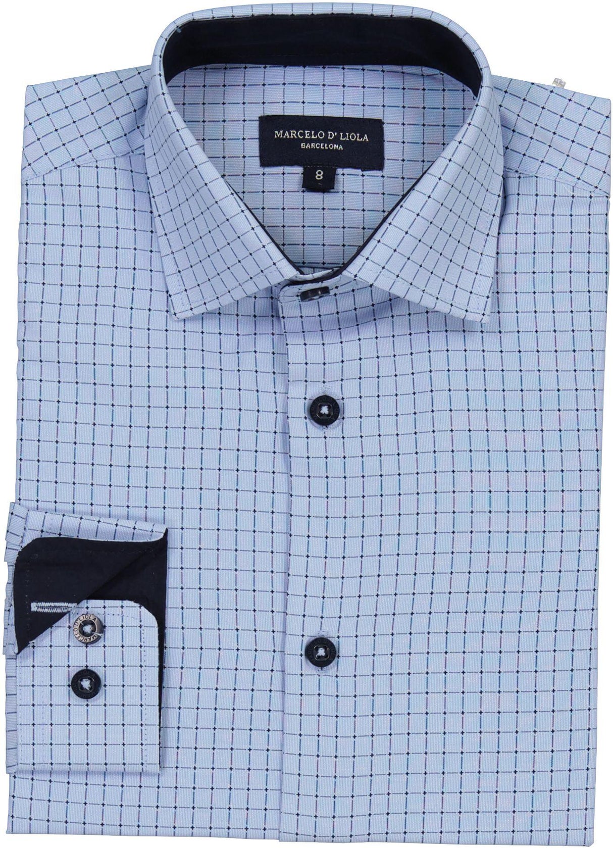 Marcelo D' Liola Boys Long Sleeve Dress Shirt - 50048 Marcelo D' Liola Boys Long Sleeve Dress Shirt - 50048