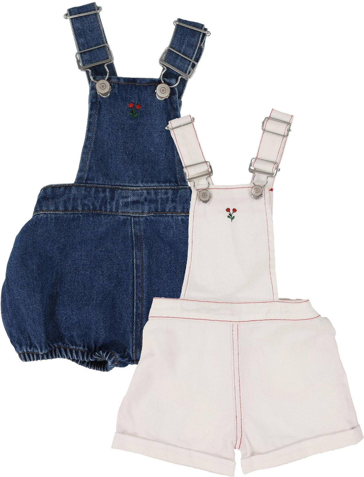 Analogie by Lil Legs Graphic Denim Collection Girls Cherry Floral Overall - GDCFO Analogie by Lil Legs Graphic Denim Collection Girls Cherry Floral Overall - GDCFO