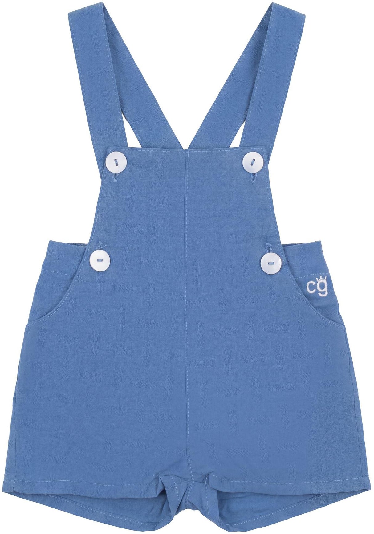 Charlotte & George Boys Contrast Trim Overall - SB6CP7343 Charlotte & George Boys Contrast Trim Overall - SB6CP7343