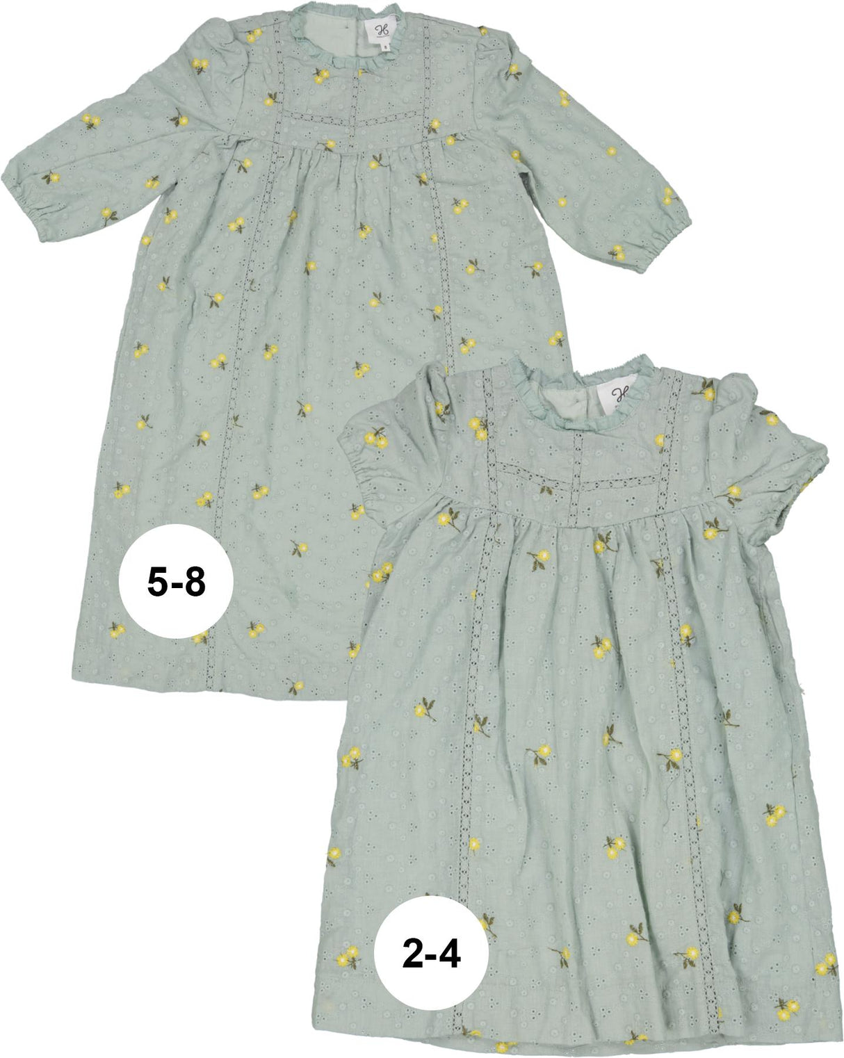 Hopscotch Girls Eyelet Embroidered Dress - SB5CP7141D Hopscotch Girls Eyelet Embroidered Dress - SB5CP7141D