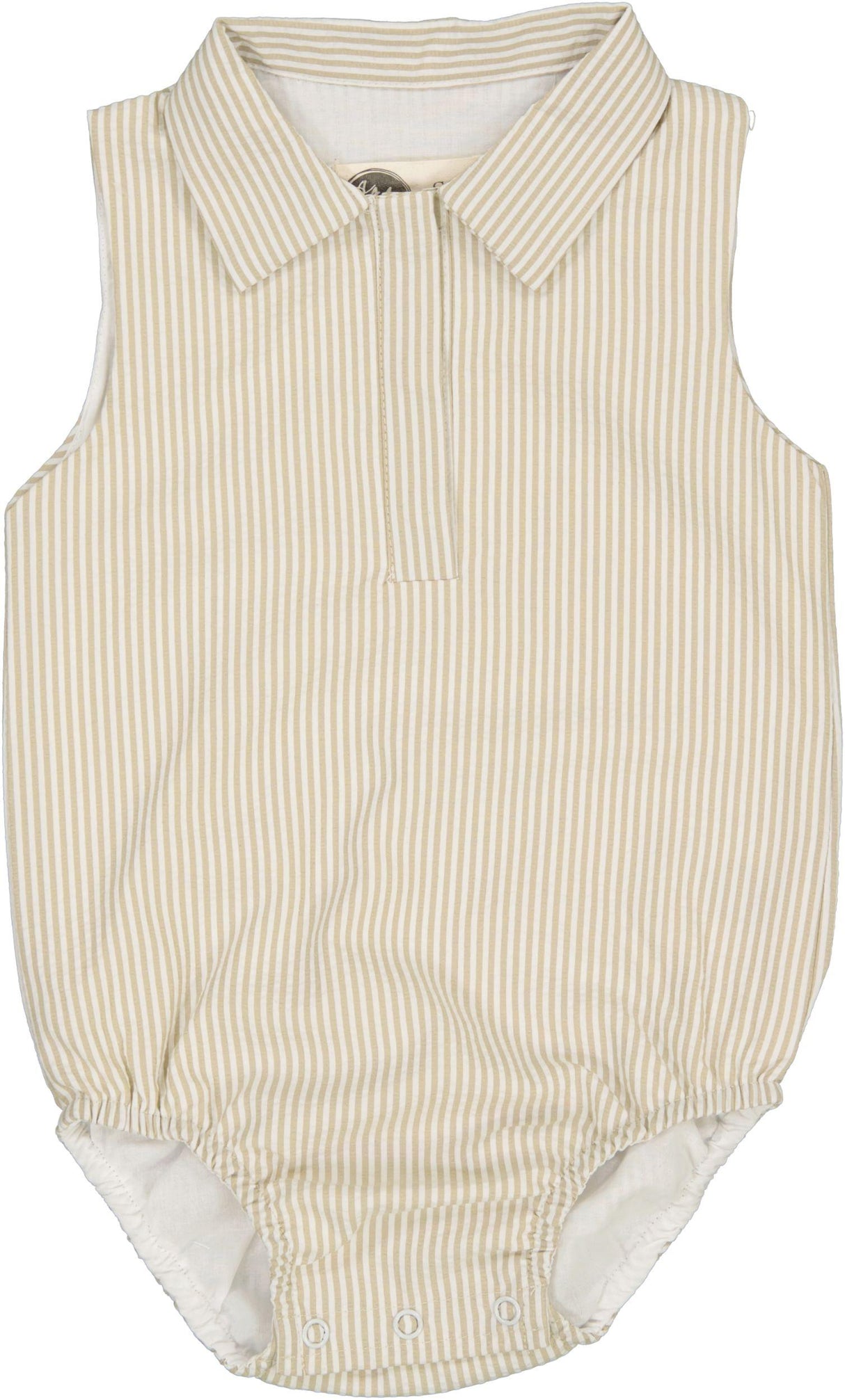 Maniere Baby Boys Girls Seersucker Romper - SRS25 Maniere Baby Boys Girls Seersucker Romper - SRS25