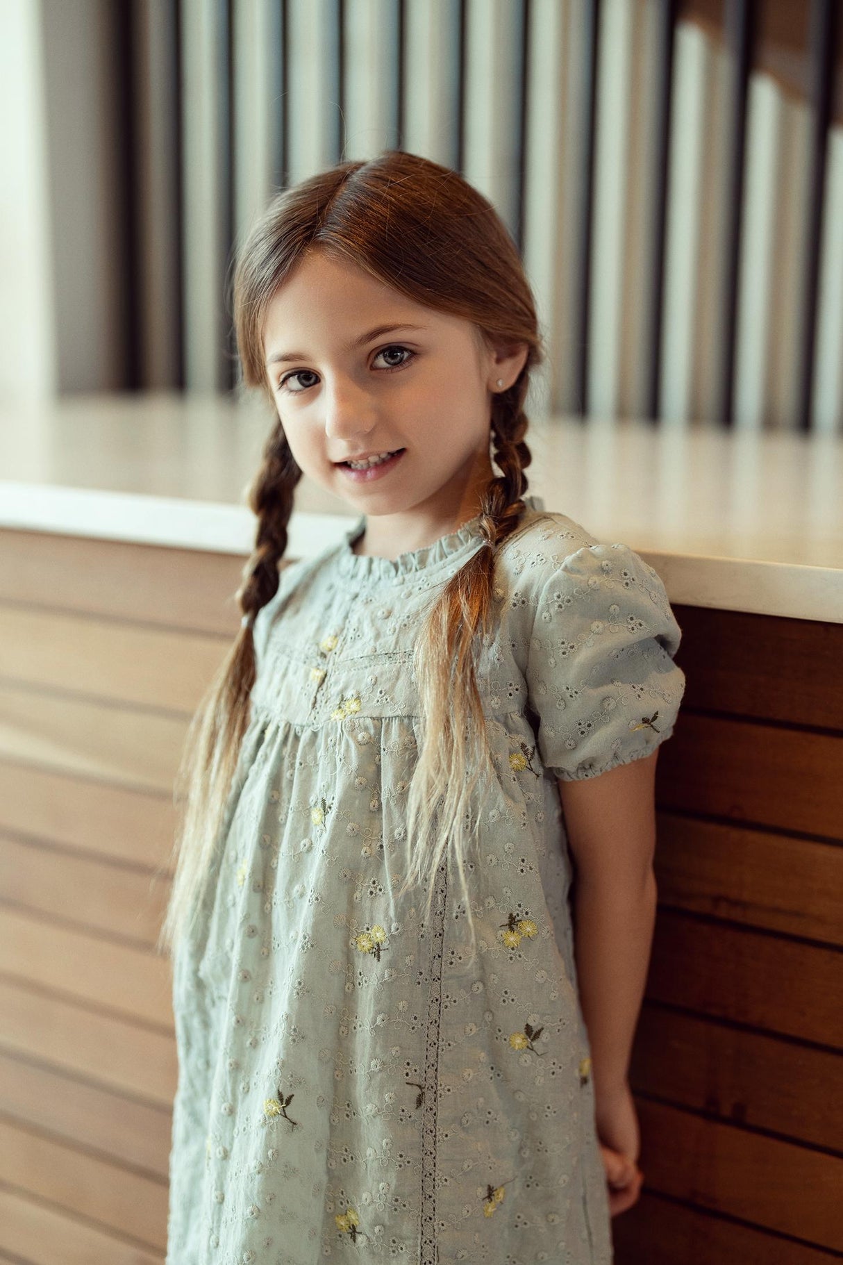 Hopscotch Girls Eyelet Embroidered Dress - SB5CP7141D Hopscotch Girls Eyelet Embroidered Dress - SB5CP7141D