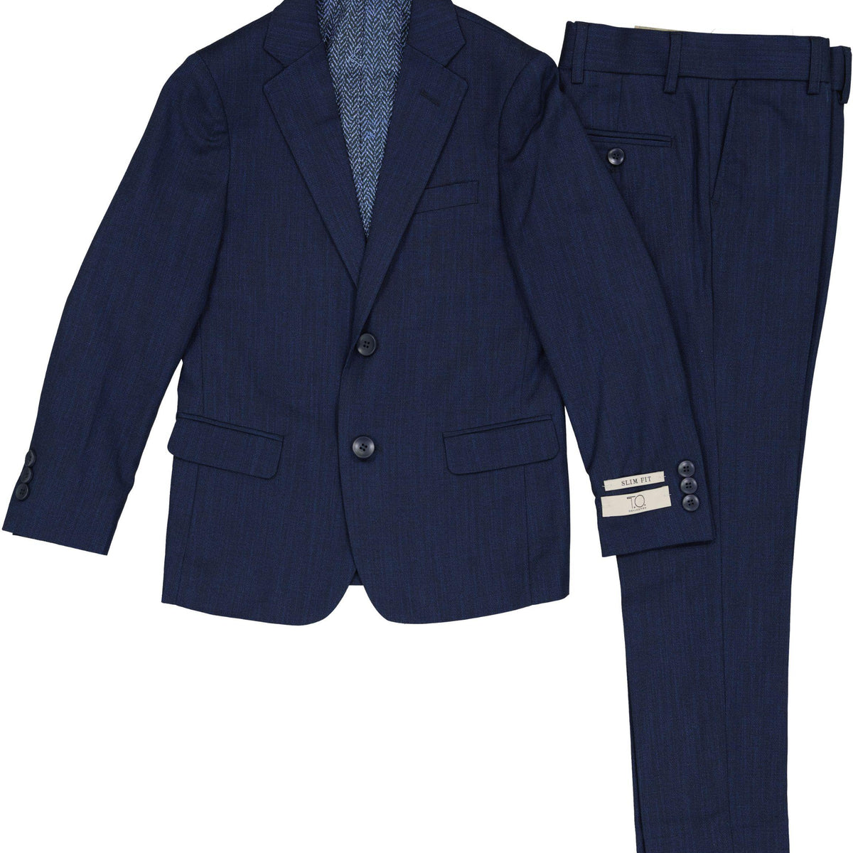 T.O. Collection Boys Flex Pants - Regular Fit Navy main image 1