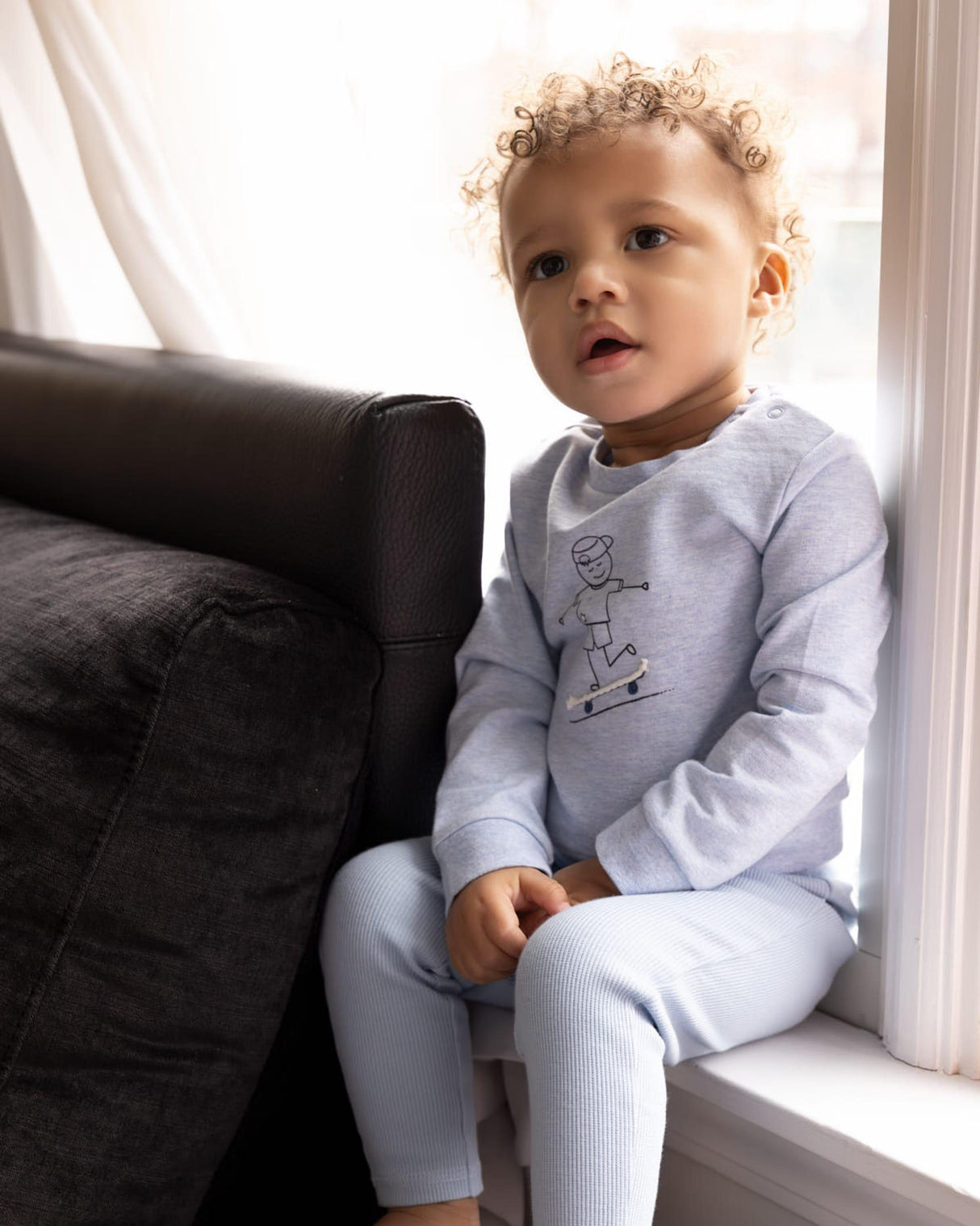 MiniMoi by Memoi Baby Boys This Is How I Roll Skateboard Outfit - INP09686 MiniMoi by Memoi Baby Boys This Is How I Roll Skateboard Outfit - INP09686