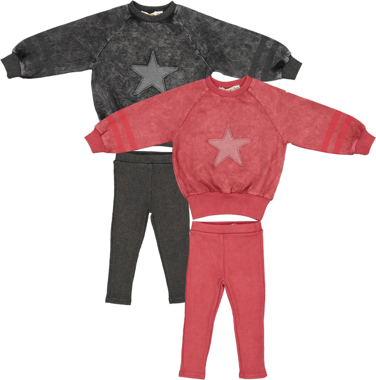 Teela Baby Boys Girls Mineral Wash Outfit - 21-075 Teela Baby Boys Girls Mineral Wash Outfit - 21-075