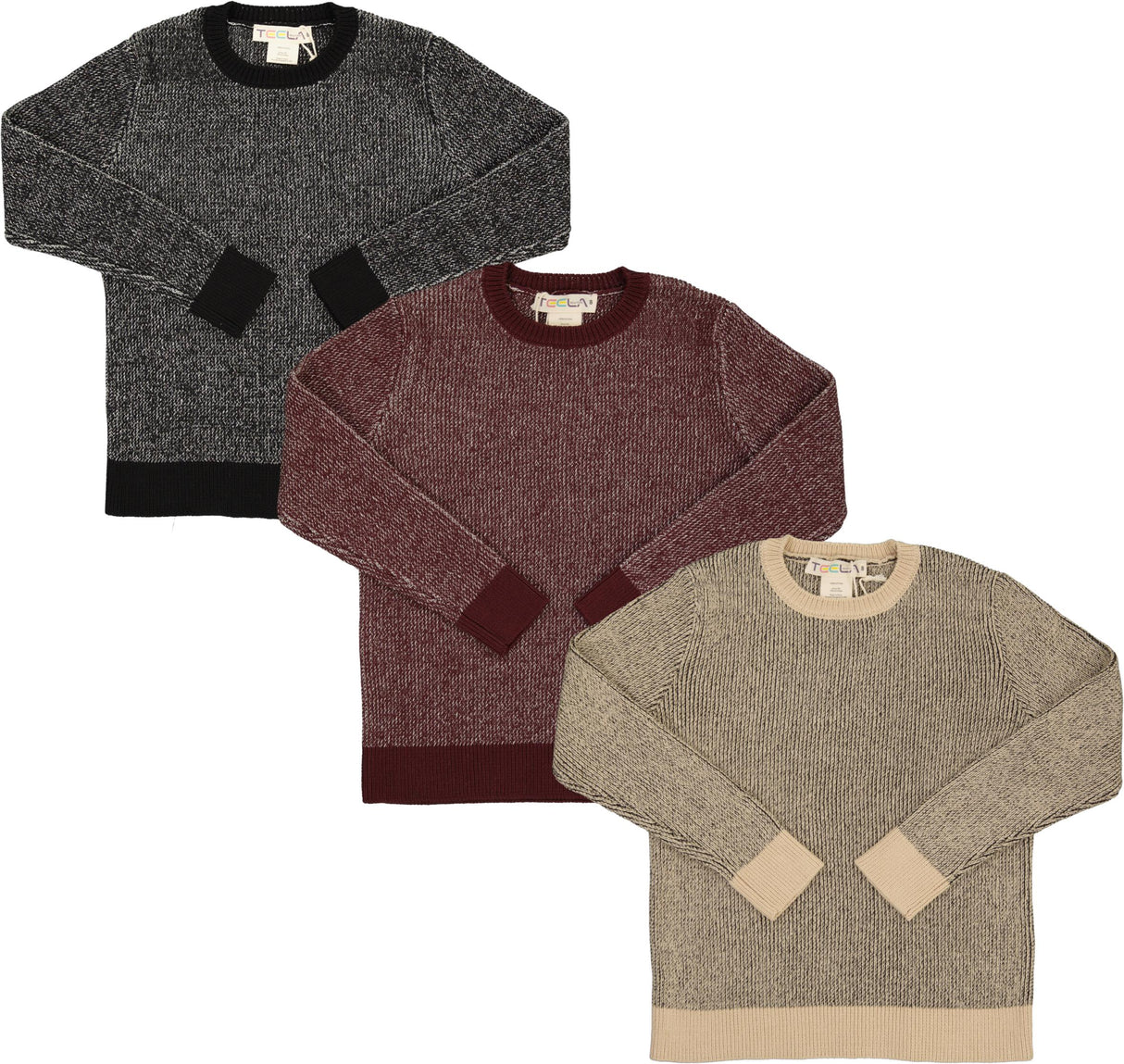 Teela Boys Marled Sweater - 21-254 Teela Boys Marled Sweater - 21-254