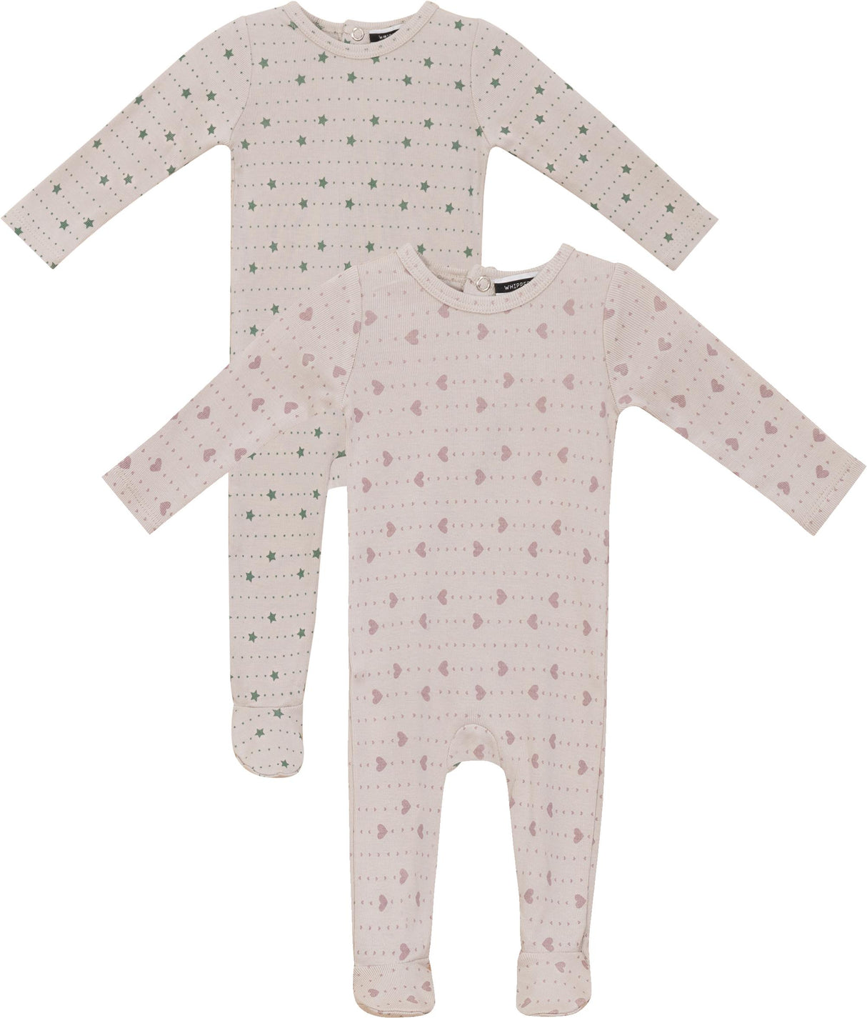 Whipped Cocoa Baby Boys Girls Printed Modal Footie - SB5CY2566 Whipped Cocoa Baby Boys Girls Printed Modal Footie - SB5CY2566