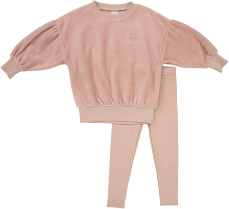 Analogie by Lil Legs Velour Collection Baby Girls Rhinestone Outfit - RVST Analogie by Lil Legs Velour Collection Baby Girls Rhinestone Outfit - RVST