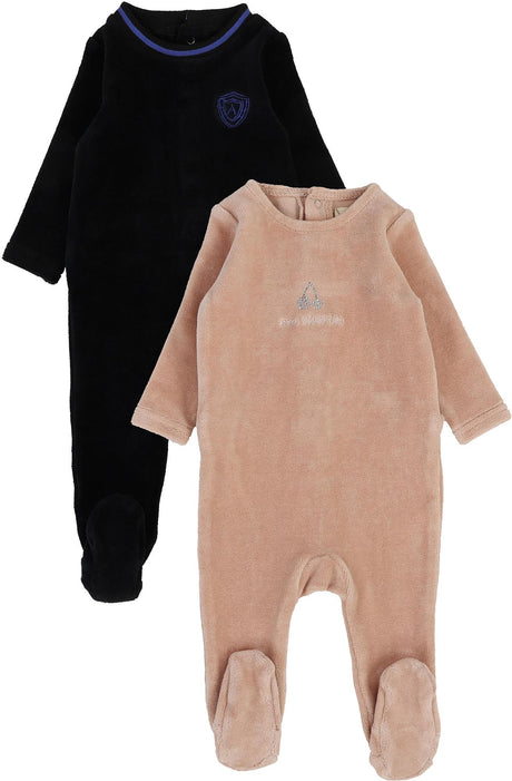Analogie by Lil Legs Velour Collection Baby Boys Girls Classic Stretchie - VCFT Analogie by Lil Legs Velour Collection Baby Boys Girls Classic Stretchie - VCFT