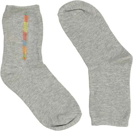 BlinQ Girls Rainbow Stitch Ankle Socks - 420