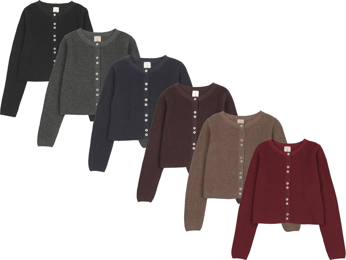 Analogie by Lil Legs Signature Collection Boys Girls Fine Knit Cardigan - AF26S550 Analogie by Lil Legs Signature Collection Boys Girls Fine Knit Cardigan - AF26S550