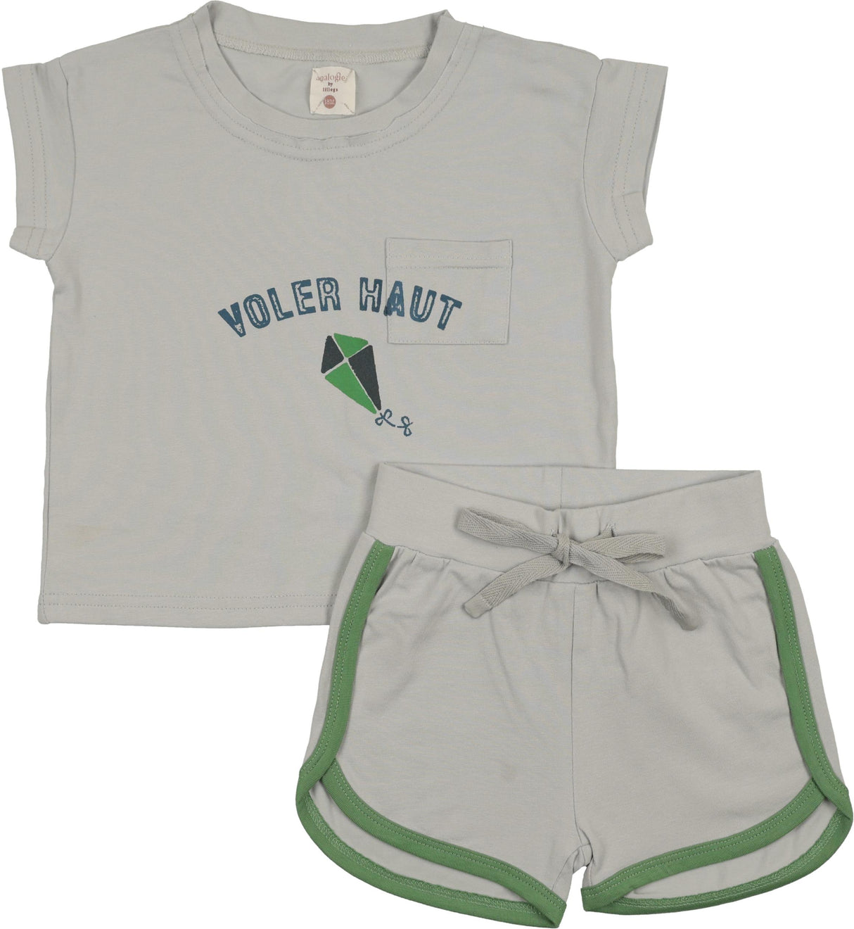 Analogie by Lil Legs Lil People Collection Baby Boys Kite Outfit Set - LPKST Analogie by Lil Legs Lil People Collection Baby Boys Kite Outfit Set - LPKST