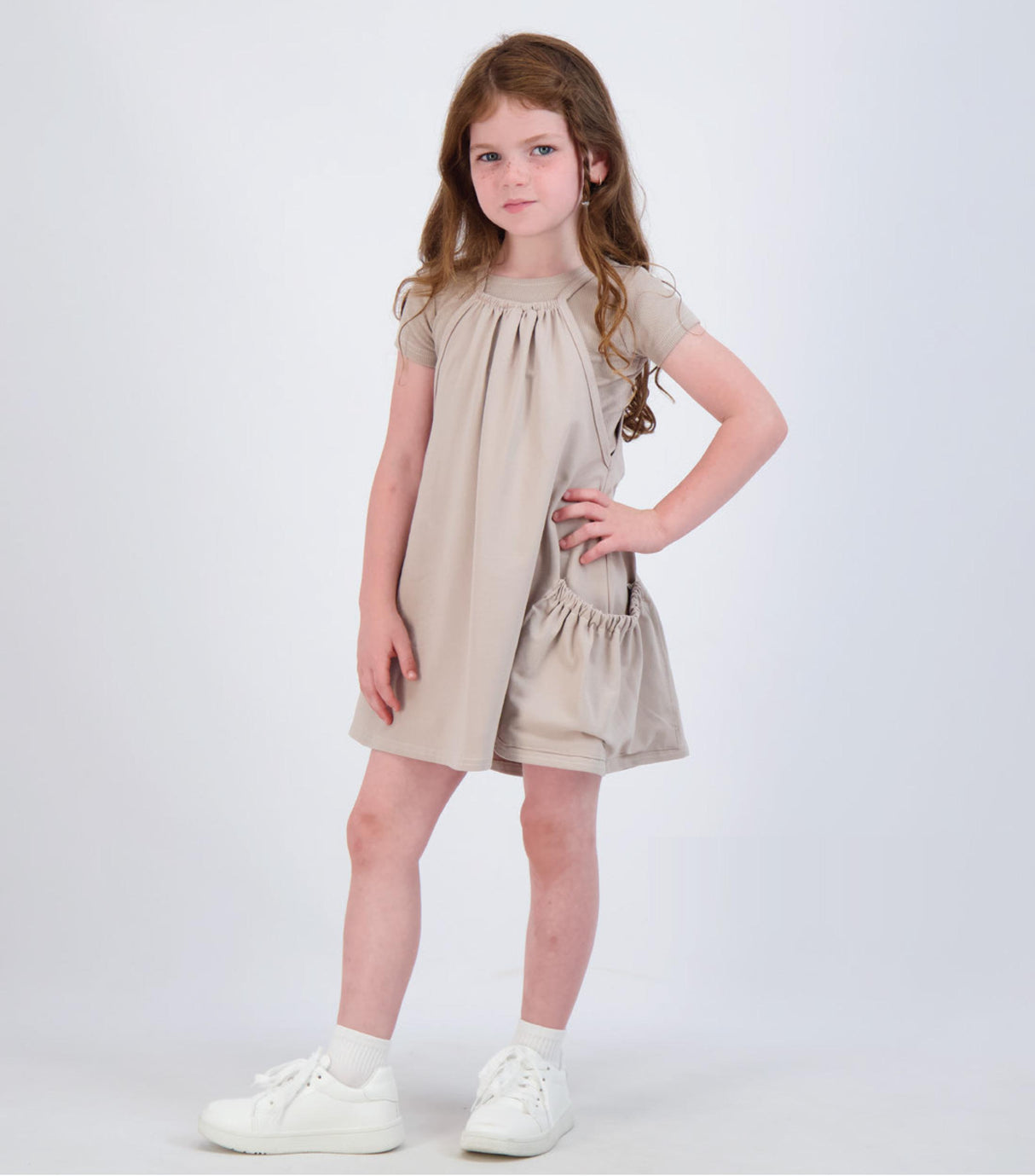 Lil Legs Solid Collection Girls Cotton Jumper