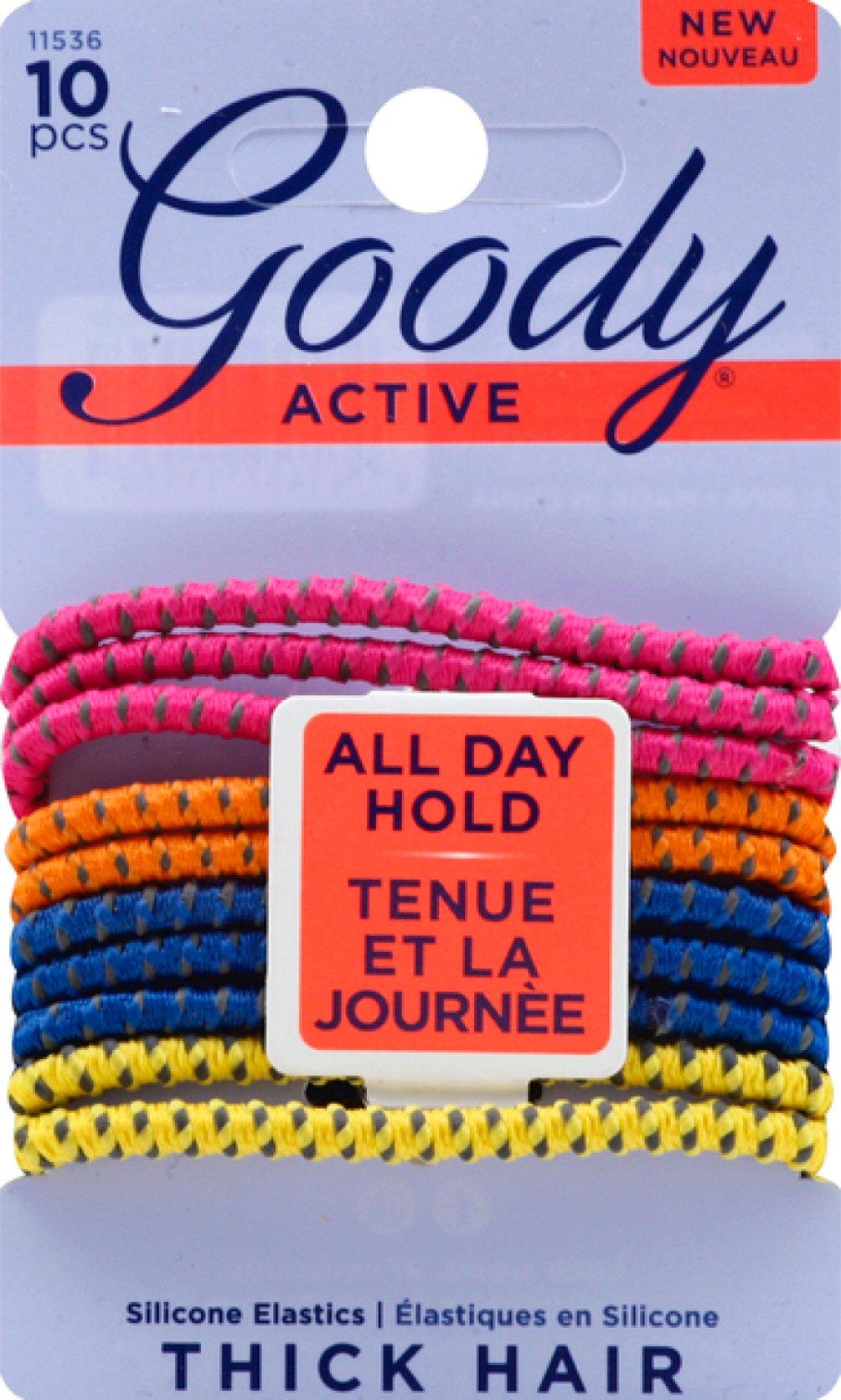 Goody Ouchless Thick Hair Ponytail Elastics 10 Pack - 11536 Goody Ouchless Thick Hair Ponytail Elastics 10 Pack - 11536