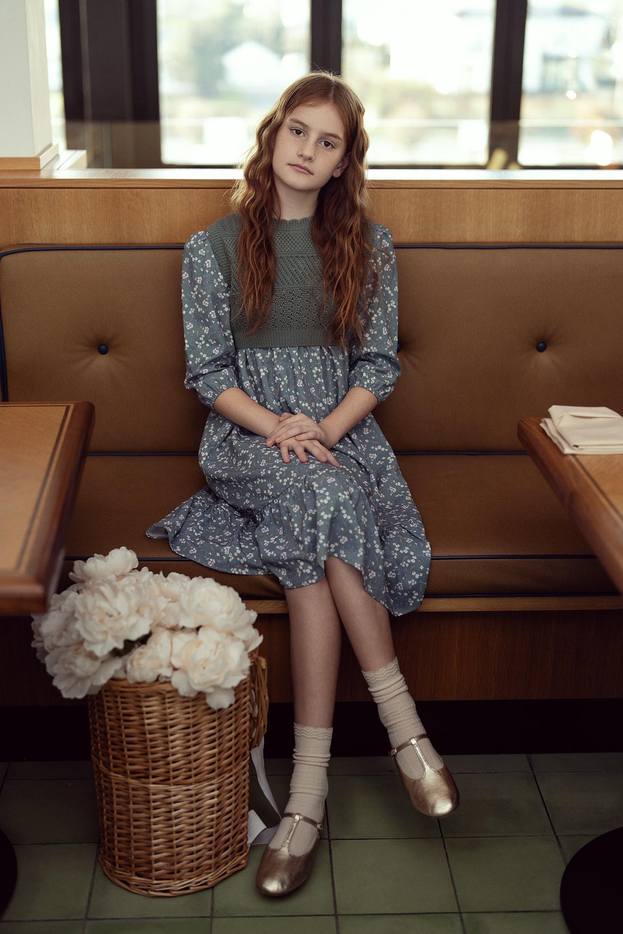 Imagine Girls Teens Dress & Crochet Vest Set - SB5CY2606D Imagine Girls Teens Dress & Crochet Vest Set - SB5CY2606D