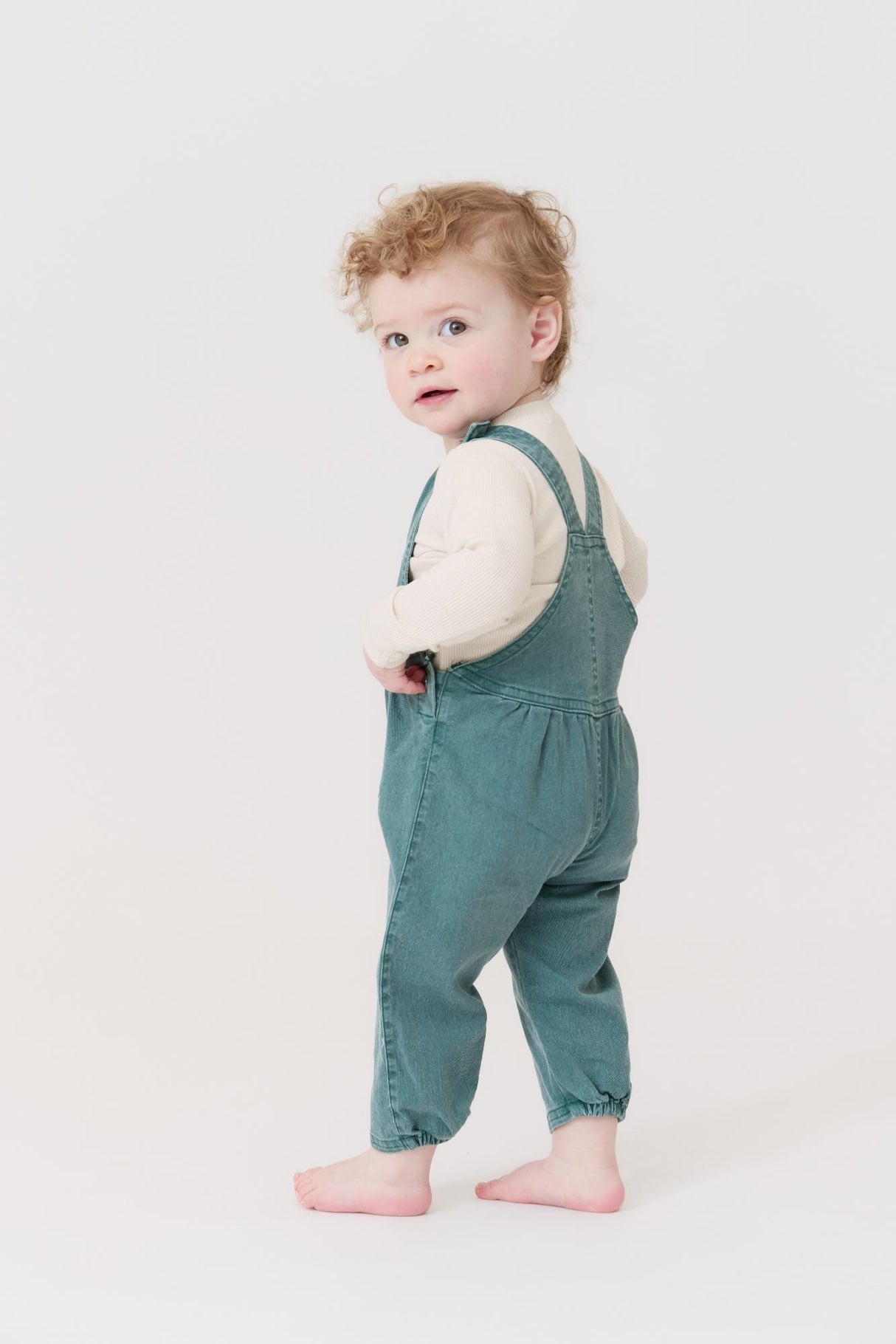 Crew Kids Boys Girls Stonewash Overall - AL3213 Crew Kids Boys Girls Stonewash Overall - AL3213
