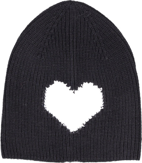 Zubii Girls Cable Heart Knit Beanie Hat - ZU034