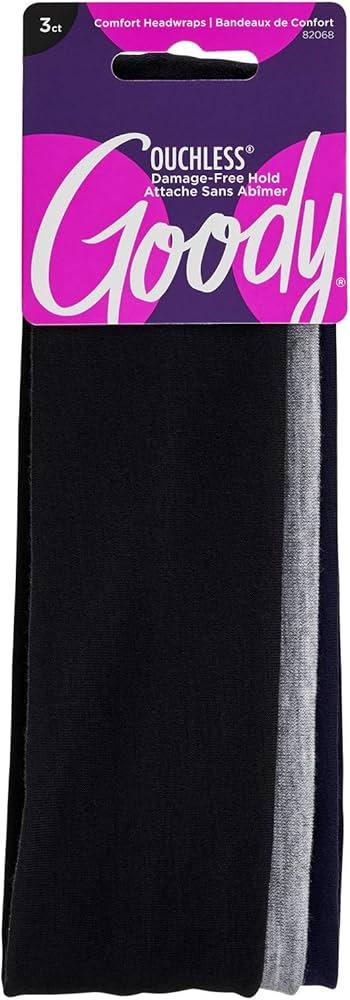 Goody Ouchless 2 Inch Comfort Headwrap 3 Pack - 82068 Goody Ouchless 2 Inch Comfort Headwrap 3 Pack - 82068