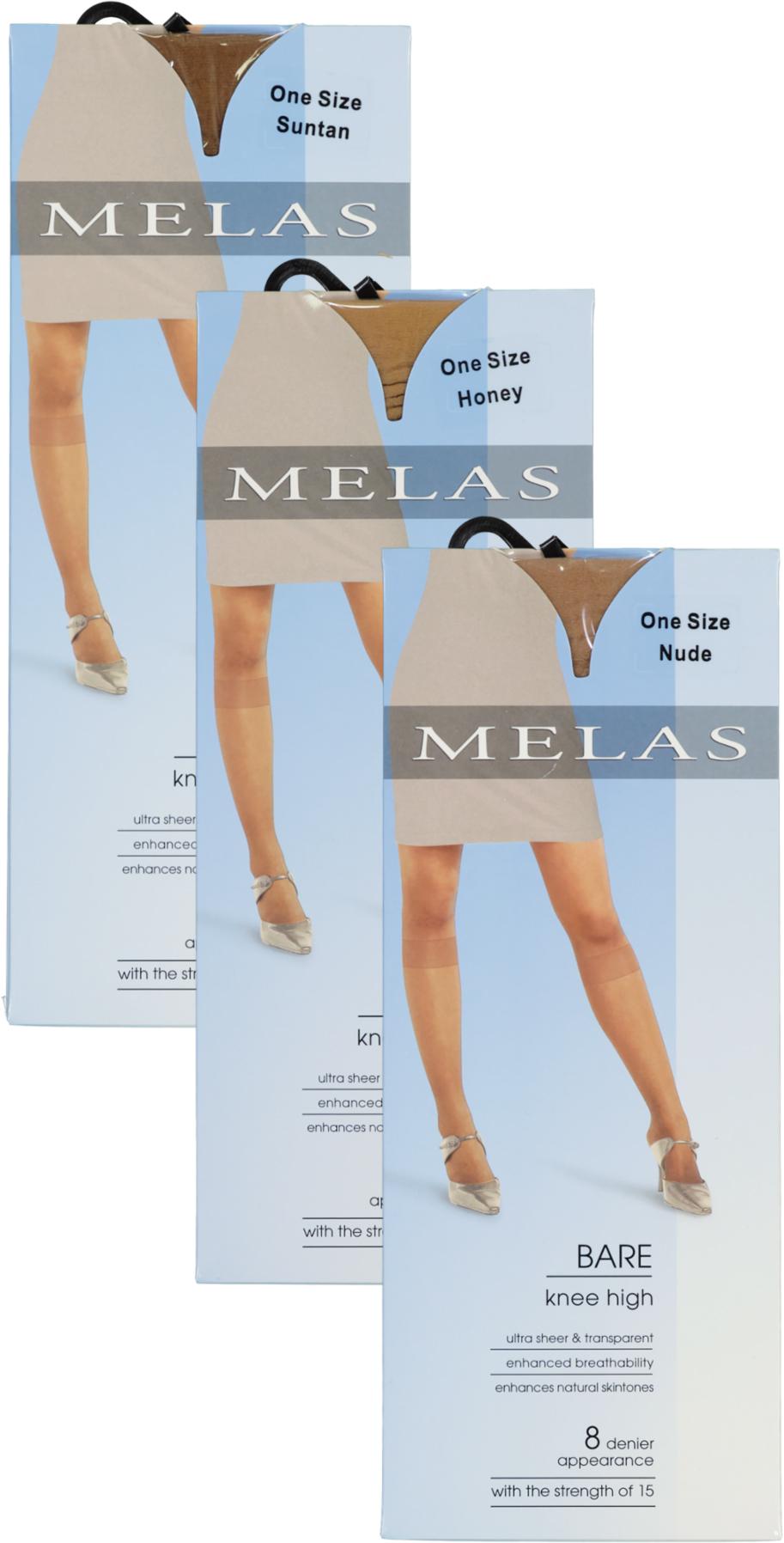 Memoi Womens Bare 8 Denier Strength of 15 Knee Highs - AS-314 Memoi Womens Bare 8 Denier Strength of 15 Knee Highs - AS-314