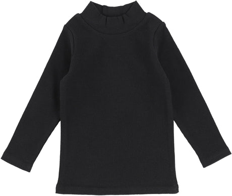 Lil Legs Ribbed Basic Collection Boys Girls Mock Neck Turtleneck