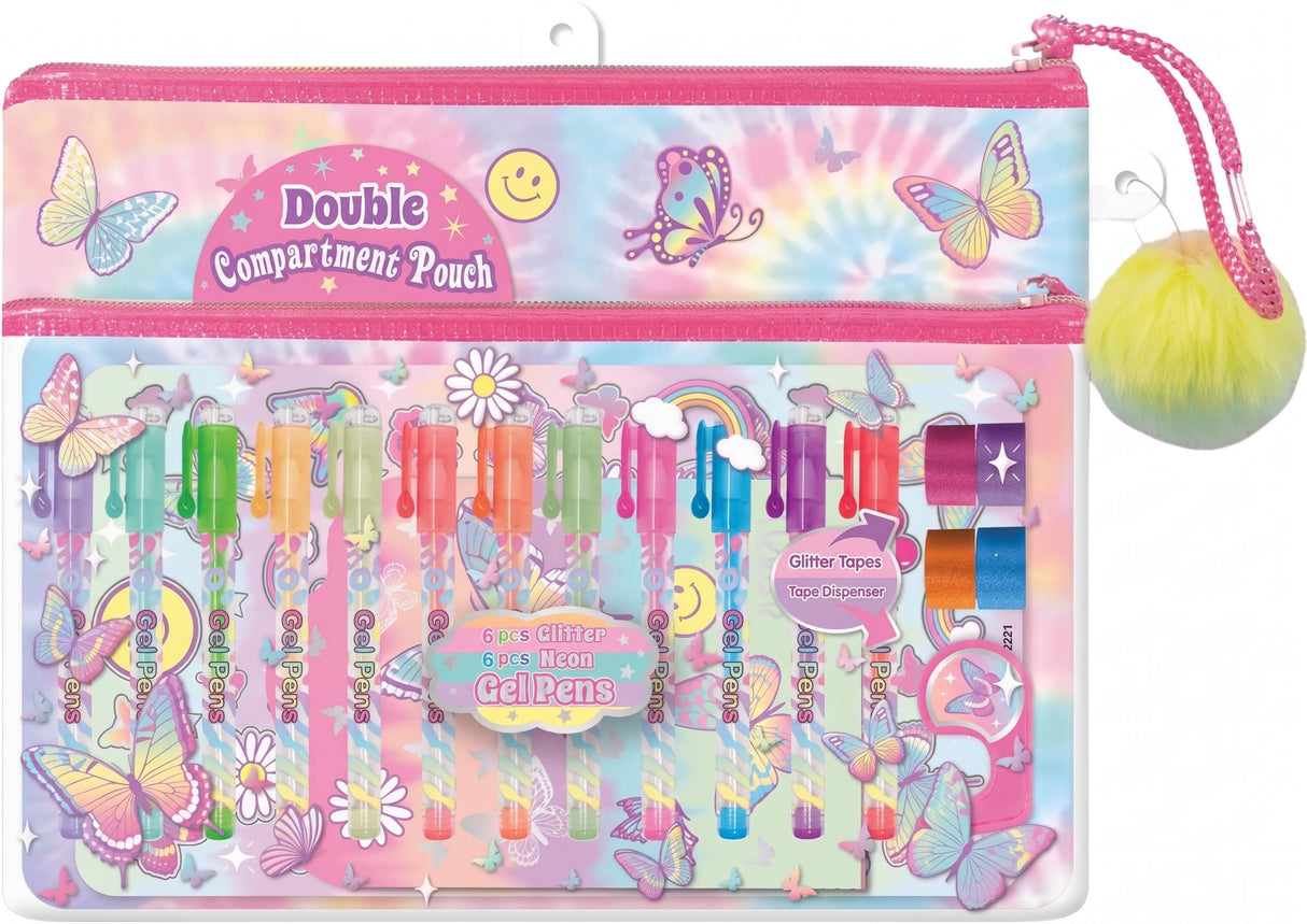 Hot Focus Tie Dye Butterfly Stationery Set - 268TB Hot Focus Tie Dye Butterfly Stationery Set - 268TB