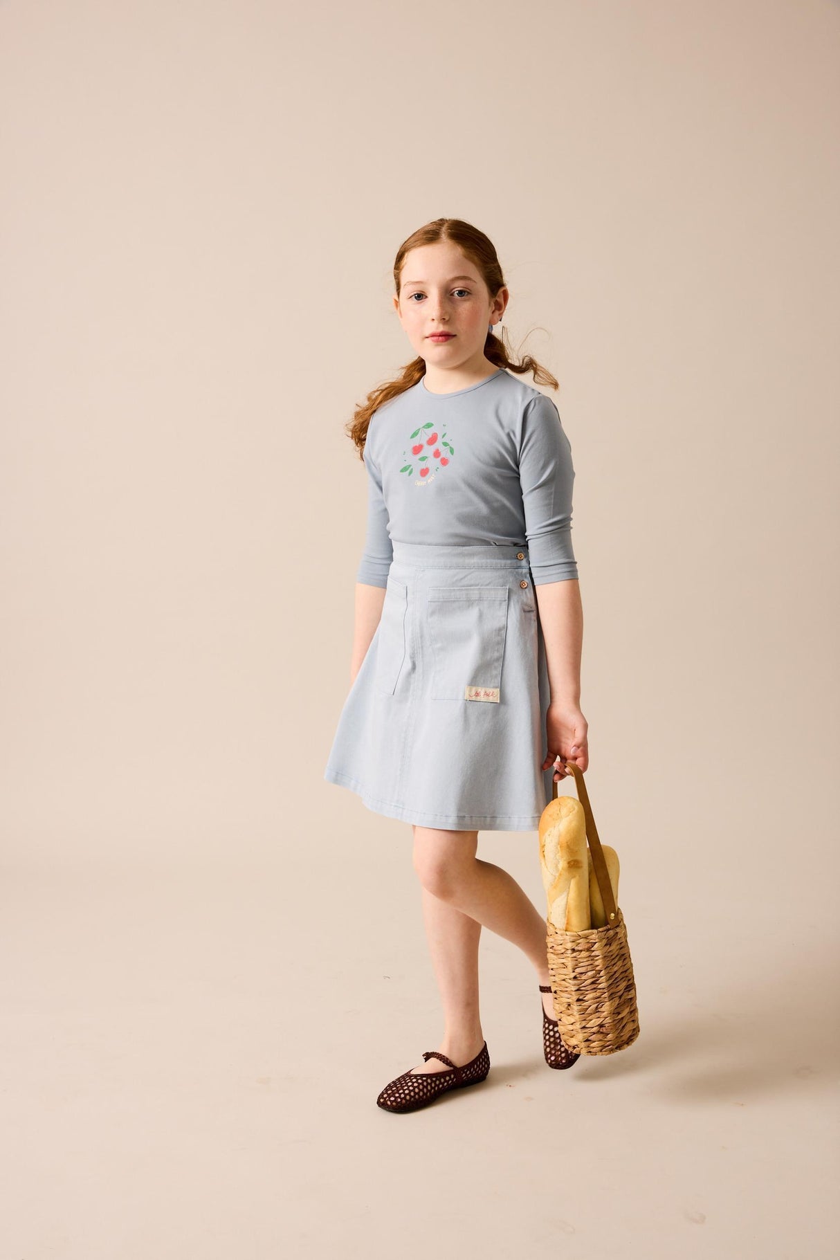 Analogie by Lil Legs Common Folk Collection Girls Twill Skirt - CFTSK Analogie by Lil Legs Common Folk Collection Girls Twill Skirt - CFTSK