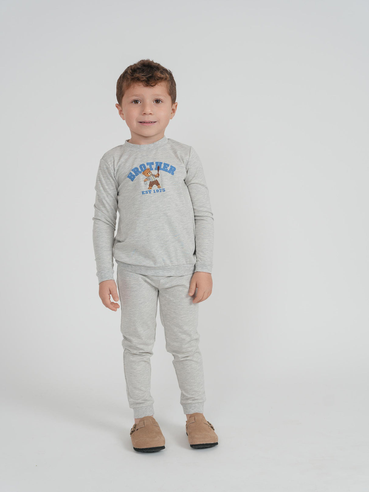 Whipped Cocoa Boys Girls Brother/Sister Cotton Pajamas - SB6CY2860E Whipped Cocoa Boys Girls Brother/Sister Cotton Pajamas - SB6CY2860E