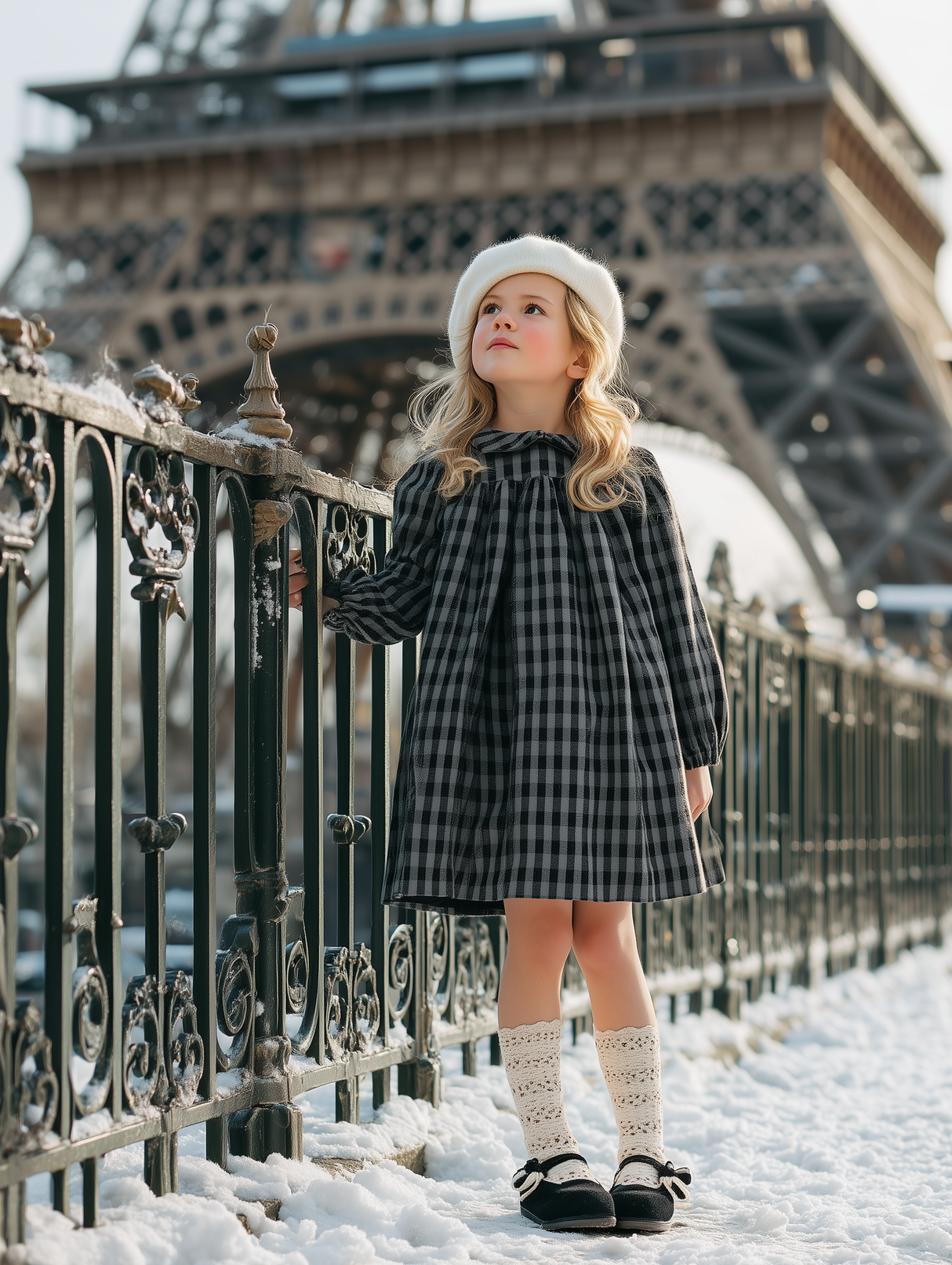 Maniere Girls Plaid Dress - PCDW25 Maniere Girls Plaid Dress - PCDW25