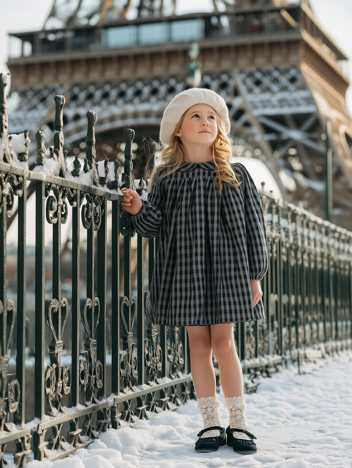 Maniere Girls Plaid Dress - PCDW25 Maniere Girls Plaid Dress - PCDW25