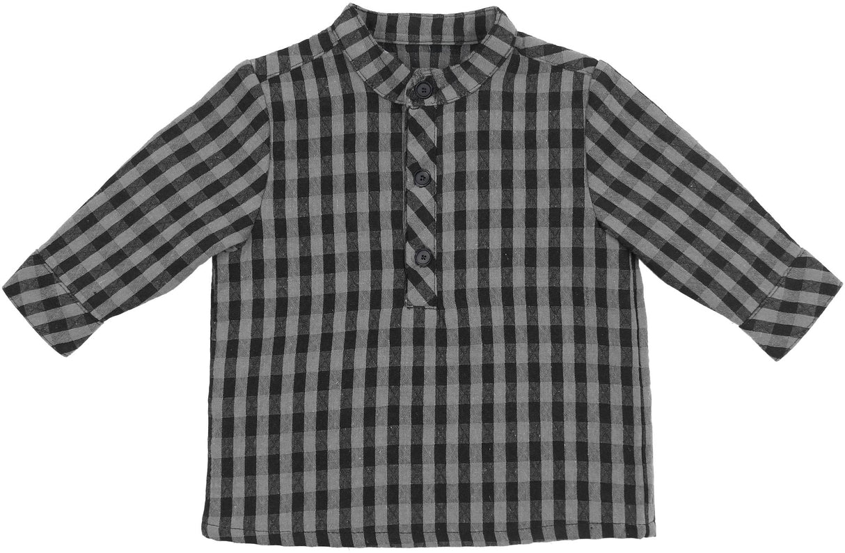 Maniere Boys Long Sleeve Plaid Dress Shirt - PCTW25 Maniere Boys Long Sleeve Plaid Dress Shirt - PCTW25