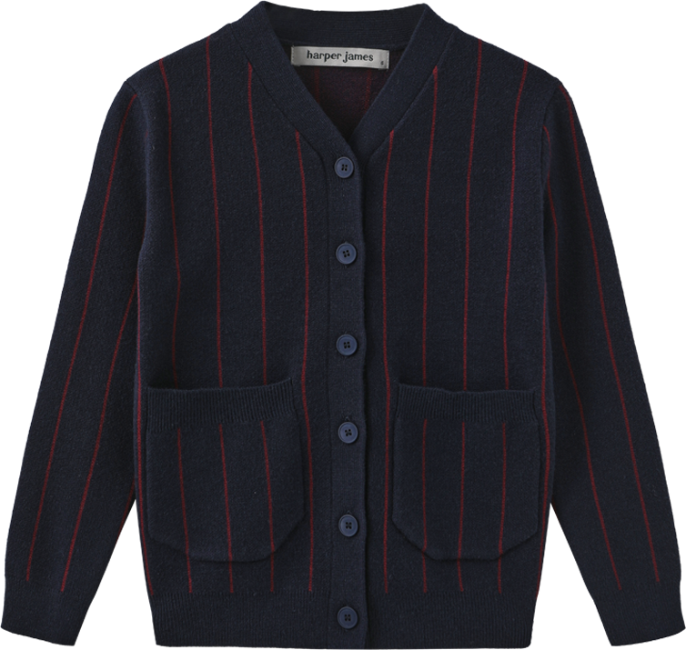 Harper James Boys Pinstripe Cardigan - C-28471 Harper James Boys Pinstripe Cardigan - C-28471